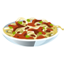 Ikona makaronu spaghetti z sosem